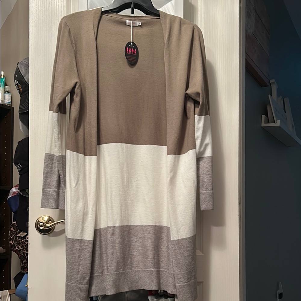 Women's Color Block Sweater Cardigan